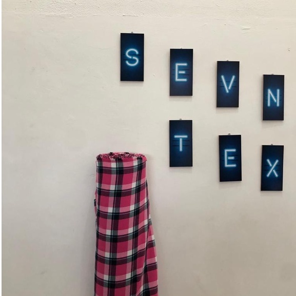 Bahan Kain Flannel Motif Kotak - Kotak