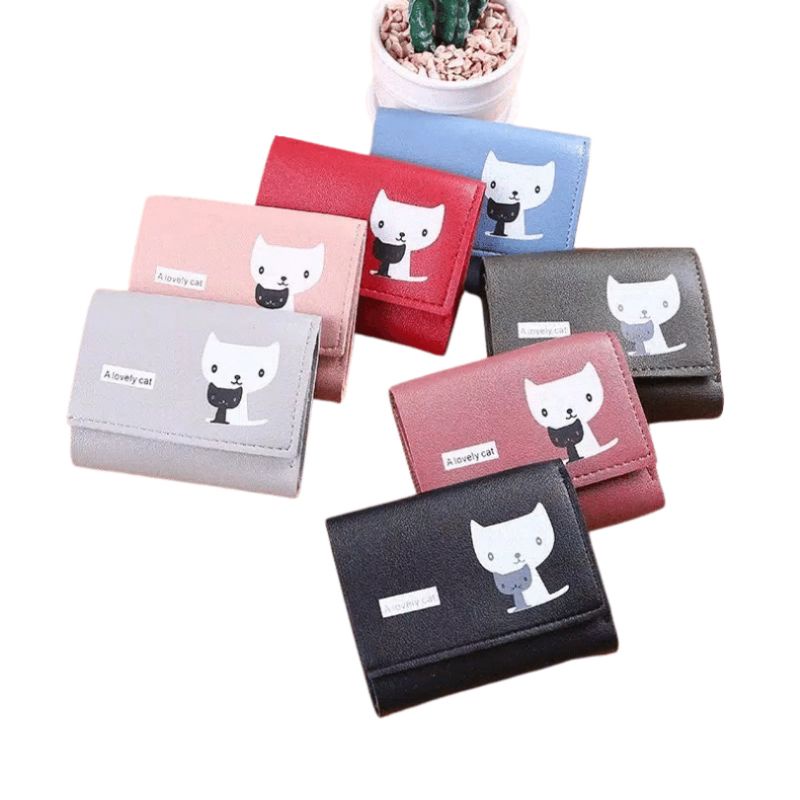(GDK) COD DOMPET LIPAT WANITA AK1003 DOMPET WANITA MINI/PENDEK IMPORT