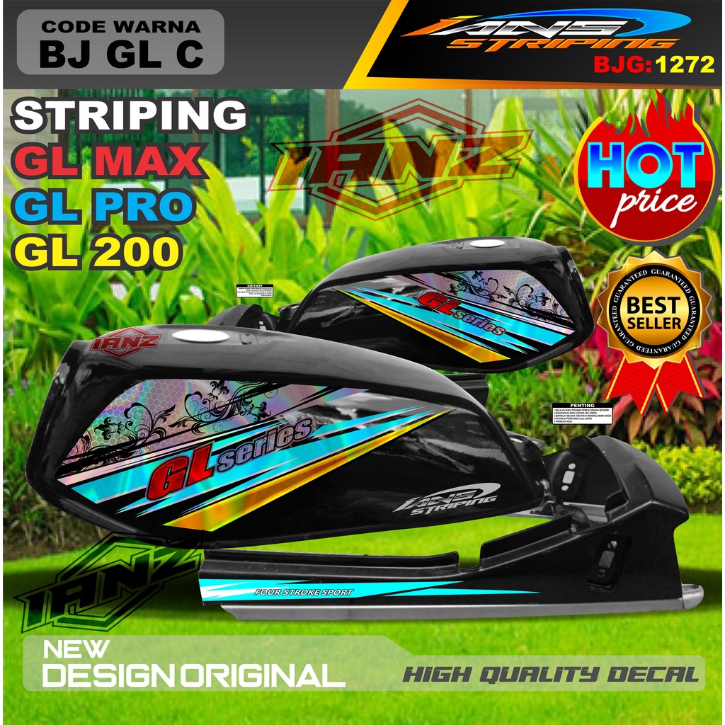 STIKER STRIPING GL MAX GL PRO / STRIPING GL 2000 VARIASI HOLOGRAM / STRIPING GL HOLOGRAM