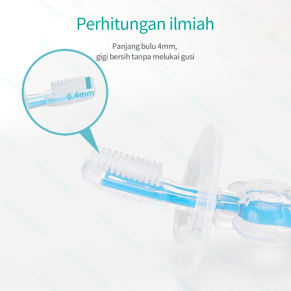 Mumystation Sikat Gigi Bayi Silicon - Baby Tooth Brush - Pembersih Mulut Bayi