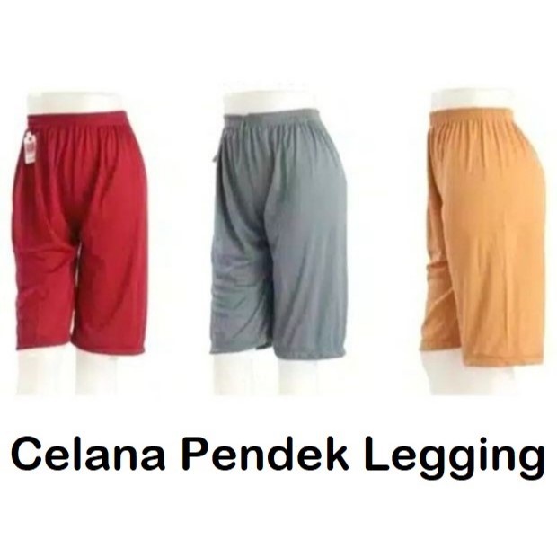 Celana Wanita Selutut / Celana Pendek Wanita S M L XL Jumbo / Celana Pendek Wanita Legging Kulot / Celamis Hot pants Daleman SOT