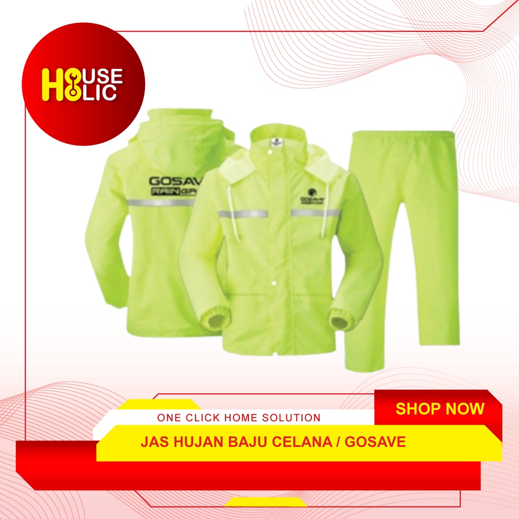 Jas Hujan Motor Mantel Baju dan Celana / Jas Hujan Baju Celana