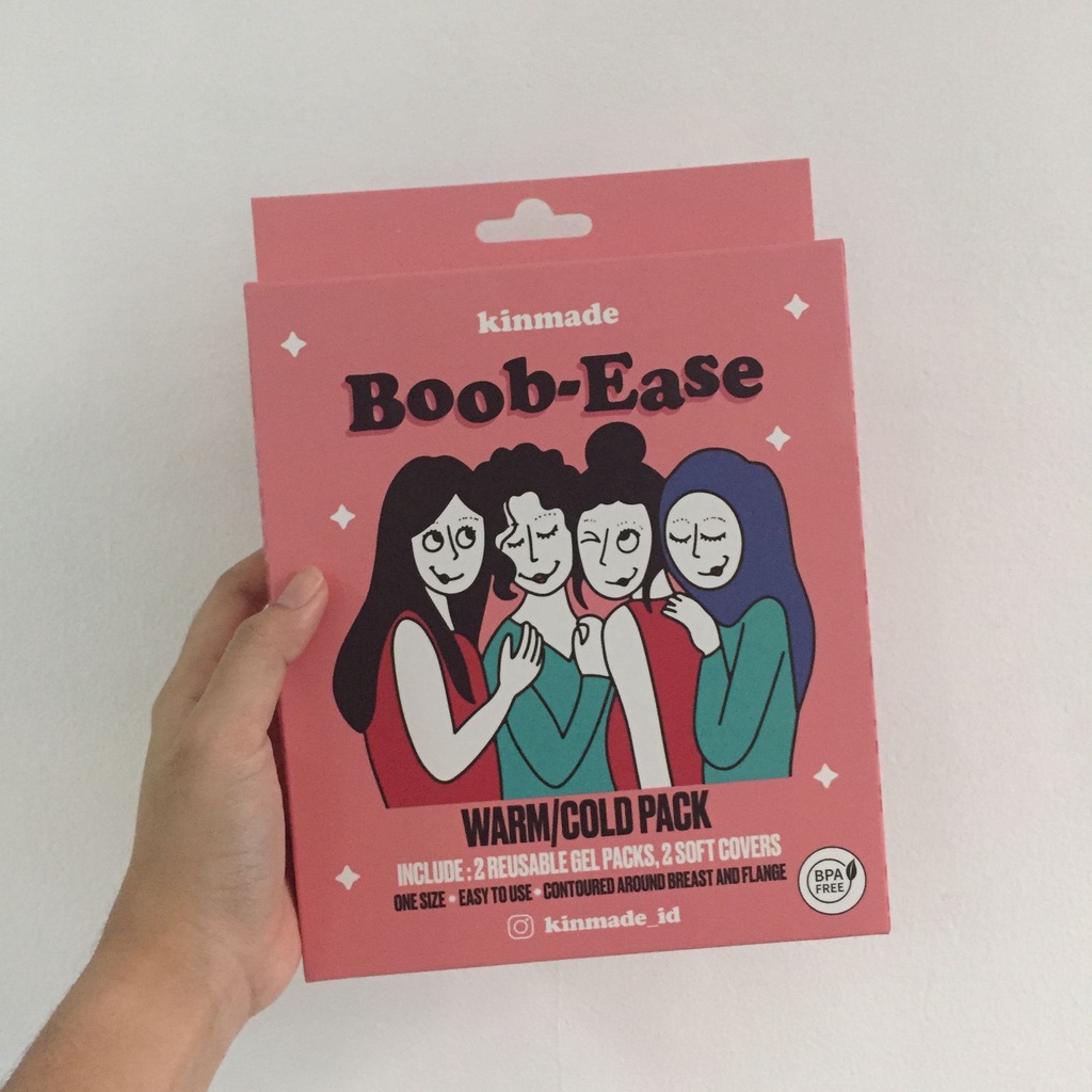 Kinmade Boob Ease Warm/Cold Pack Isi 2 | Pereda Nyeri Payudara | Kompres Payudara