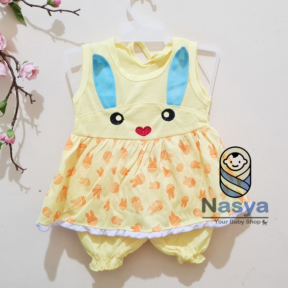 [N-086] Baju Bayi perempuan/Baju baby girl dengan hiasan pita