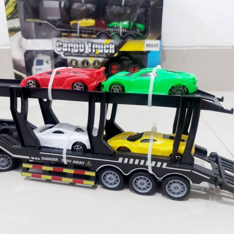 Rc Truk Hauler Remote Control - Mainan Mobil Remot Kontrol Truck Towing Anak Laki