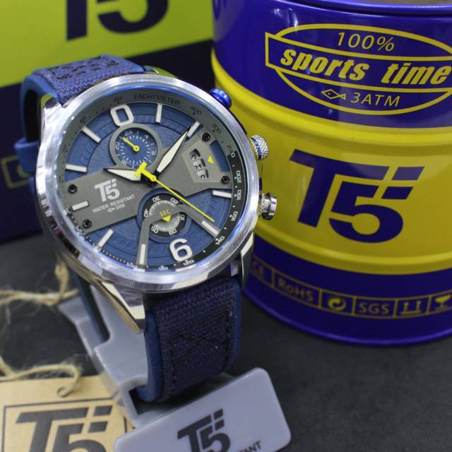 JAM TANGAN T5 H3584 ORIGINAL CHRONOAKTIF WATERRESIST PLUSBOX T5 ORI