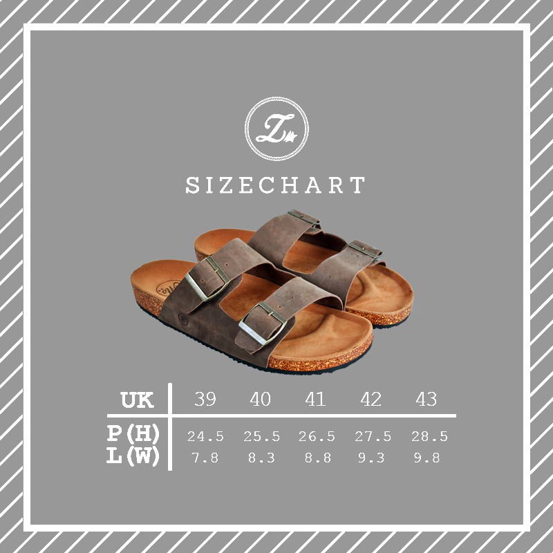 ENZO | Indopride | Sandal Jepit Kulit Asli Simple Pria/Cowok/Men - Sendal - Footwear Zapato