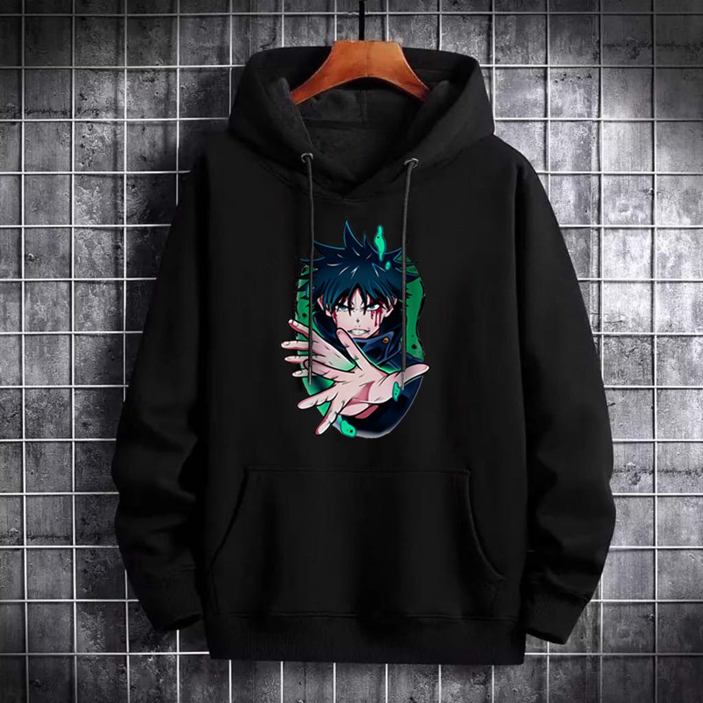 INDOSAN-HOODIE ANIME MIDORIYA-HOODIE DISTRO BAHAN FLEECE MOTIF GAMBAR DTF PRINTING-REAL PICT-BISA COD