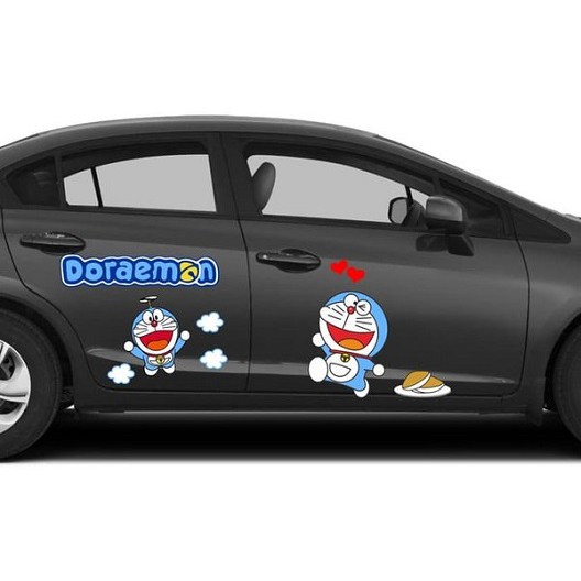 CUTTING STIKER MOBIL DORAEMON STIKER BODY PRINT CUT DECAL VARIASI MOBIL TOP