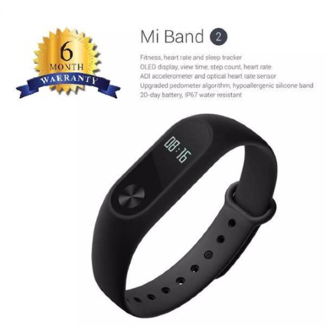 Xiaomi Mi Band 2 Smart Bluetooth - Black