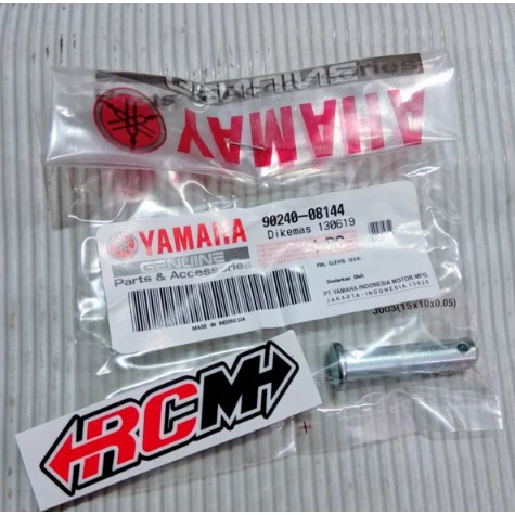 90240-08144 PIN CLEVIS FOOTSTEP PIJAKAN KAKI BELAKANG SCORPIO VIXION VEGA ZR R NEW JUPITER MIO LAMA