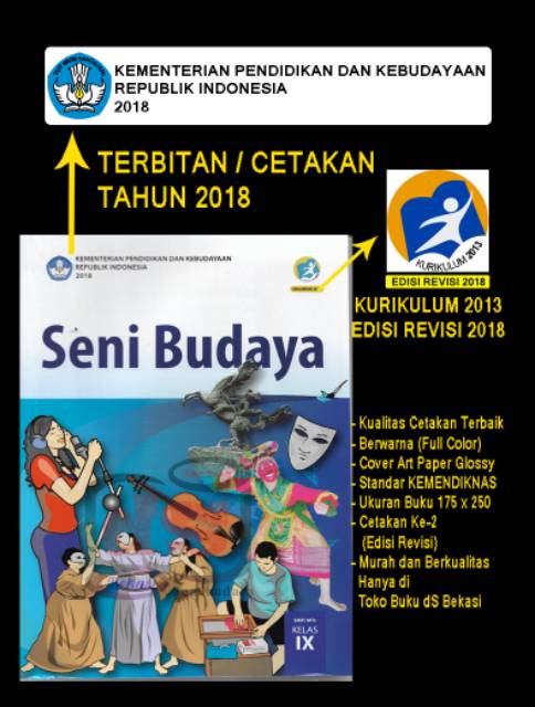 BUKU SISWA Kelas 3 / IX SMP SENI BUDAYA Kurikulum 2013 Revisi 2018-1