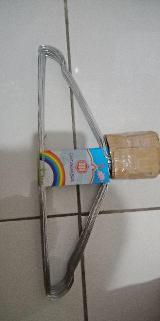 Hanger Kawat Isi 10pcs