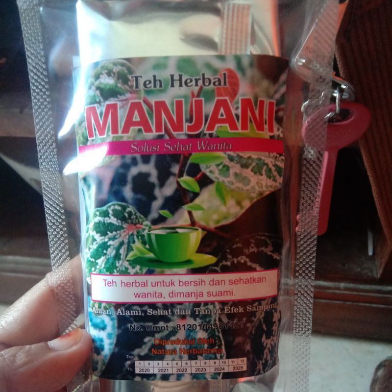 

Teh herbal manjani