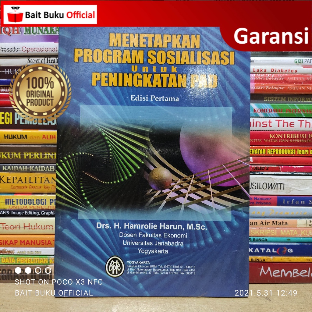 MENETAPKAN PROGRAM SOSIALISASI UNTUK PENINGKATAN PAD ED PERTAMA