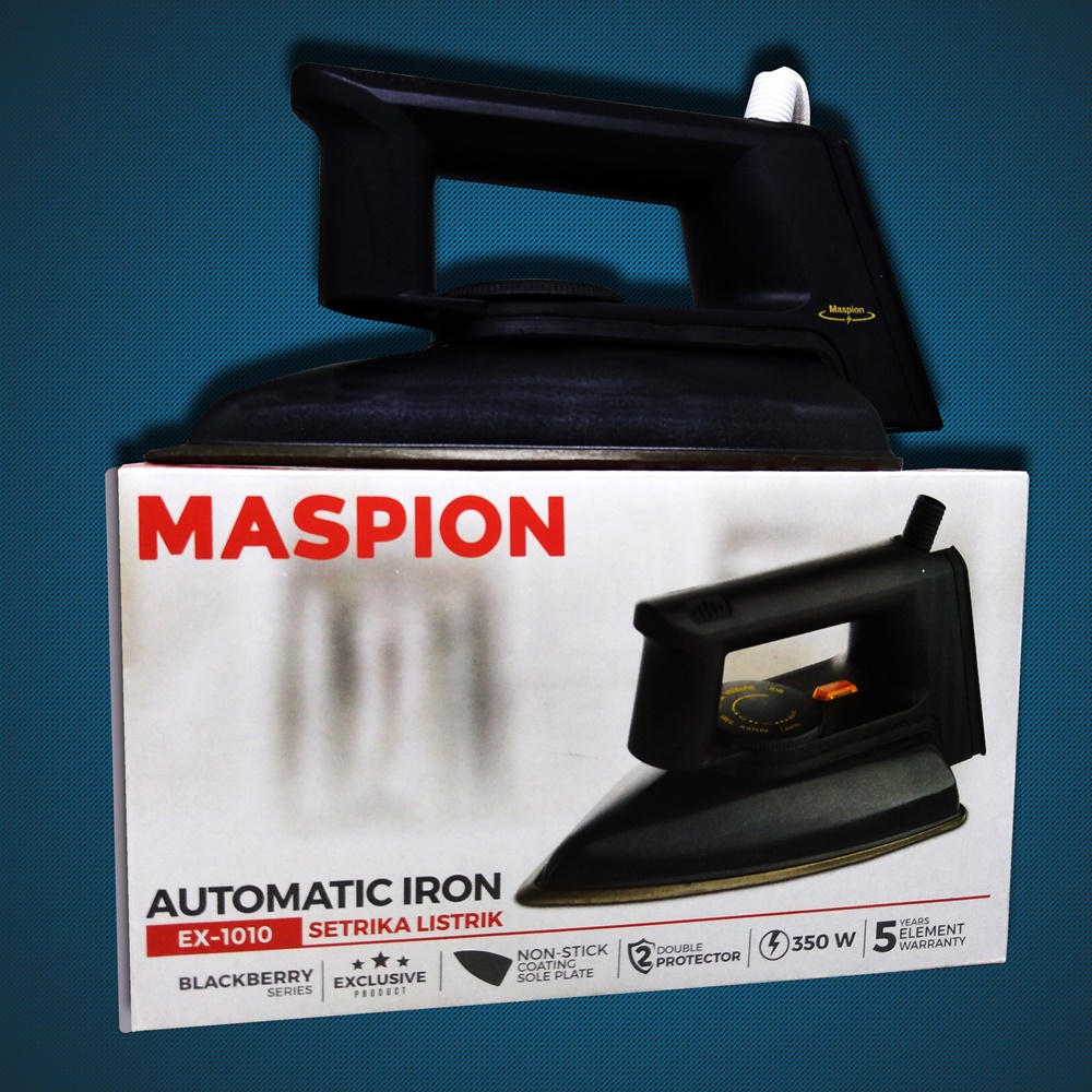 FM - Maspion Setrika Listrik EX-1010 Automatic iron | Gosokan | Setrikaan | Strika