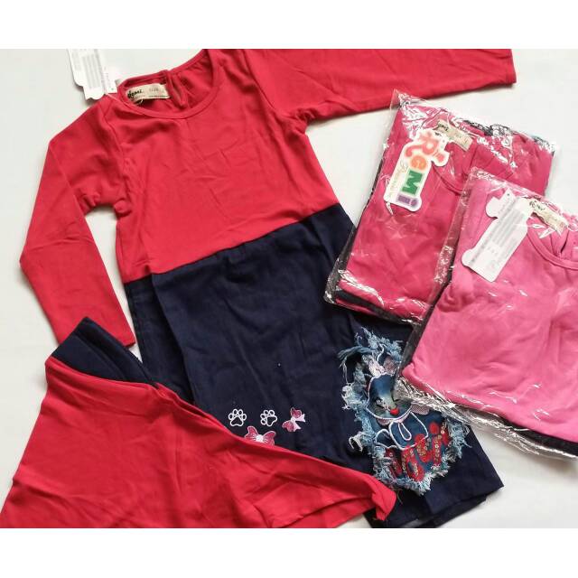 GAMIS ANAK/GAMIS MURAH/GAMIS TUNIK/SET HIJAB ANAK/SET GAMIS ANAK