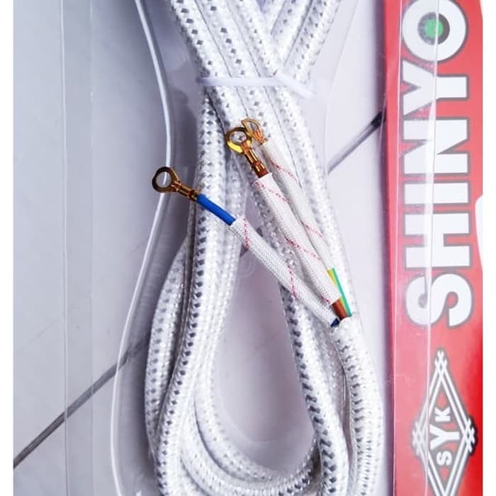 Kabel Setrika Gosokan Arde Shinyoku 1.8 meter SNI isi 3 Kabel