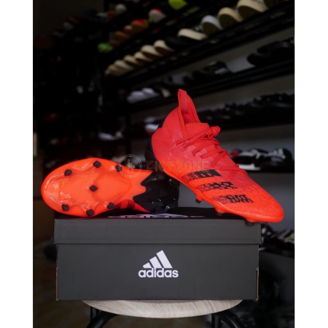 Sepatu Bola Adidas Predator Freak.3 FG - Red FY6279 Original BNIB