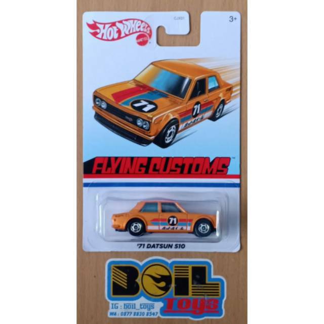 Hotwheels flying custom Datsun 510