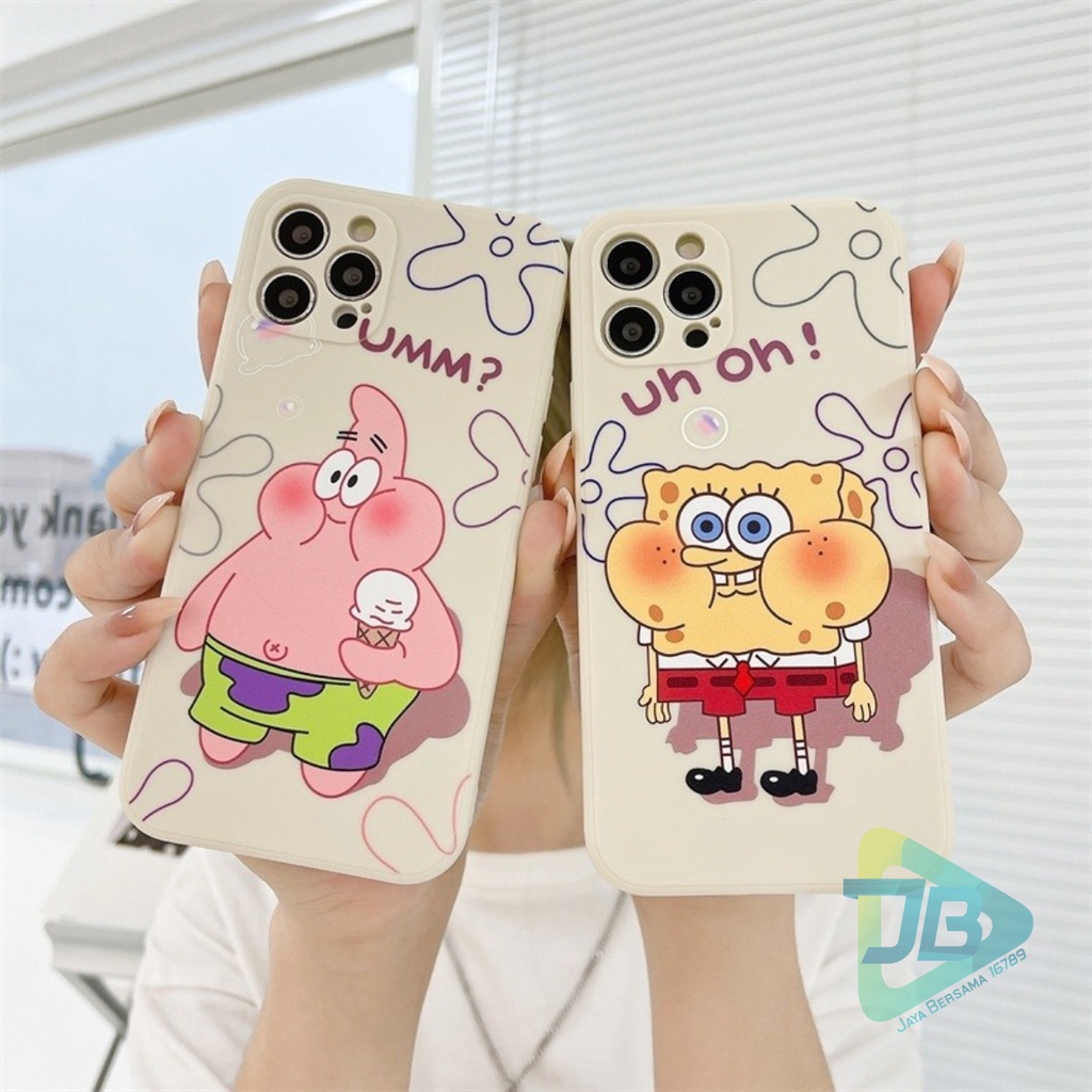 SOFTCASE MACARON PELINDUNG KAMERA CUSTOM SPONGEBOB OPPO VIVO SAMSUNG REALME XIAOMI IPHONE INFINIX FOR ALL TYPE JB5881