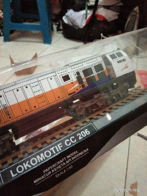 Papercraft Miniatur Kereta Api Indonesia Shopee Indonesia