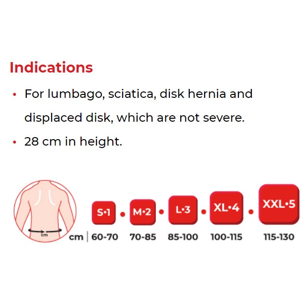 Korset Kesehatan / Variteks 135 Lumbostad Corset Tulang Belakang