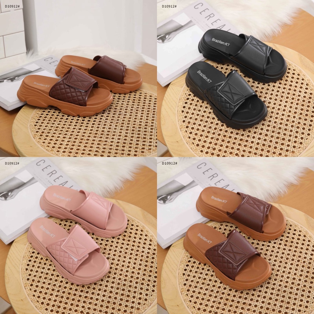 Slippers For Women With Rubber Sandal D10912