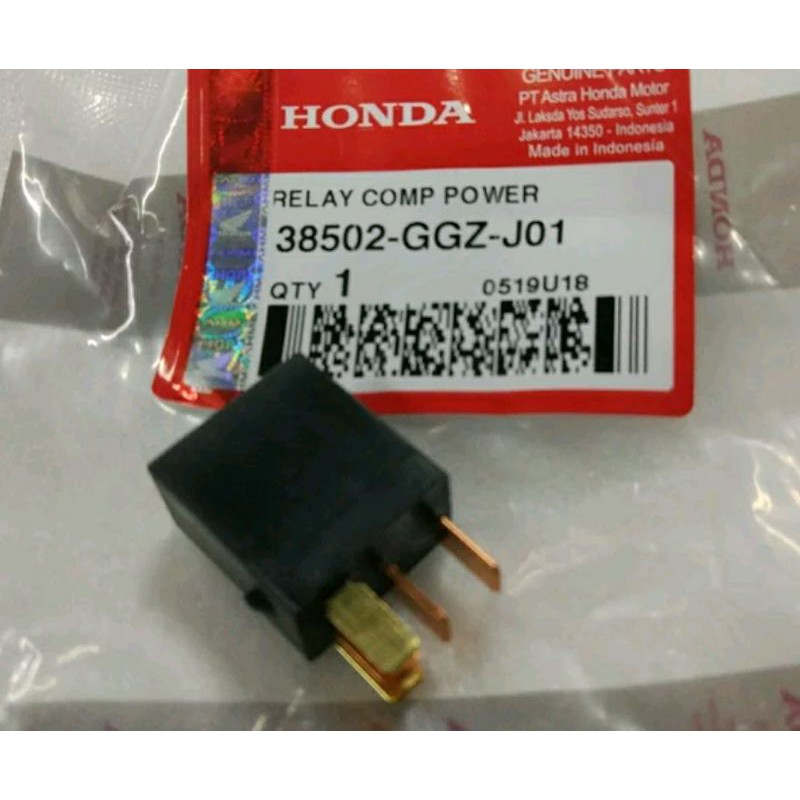 Relay Comp Power Beat FI ESP Beat Pop Genio Scoopy FI ESP Kaki 5P Ori Honda 38502GGZJ01