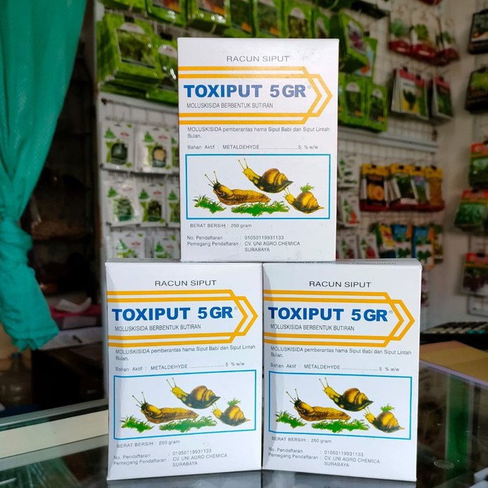 TOXIPUT - obat hama siput - OBAT SIPUT - toxiput kemasan pabrik 250 gram