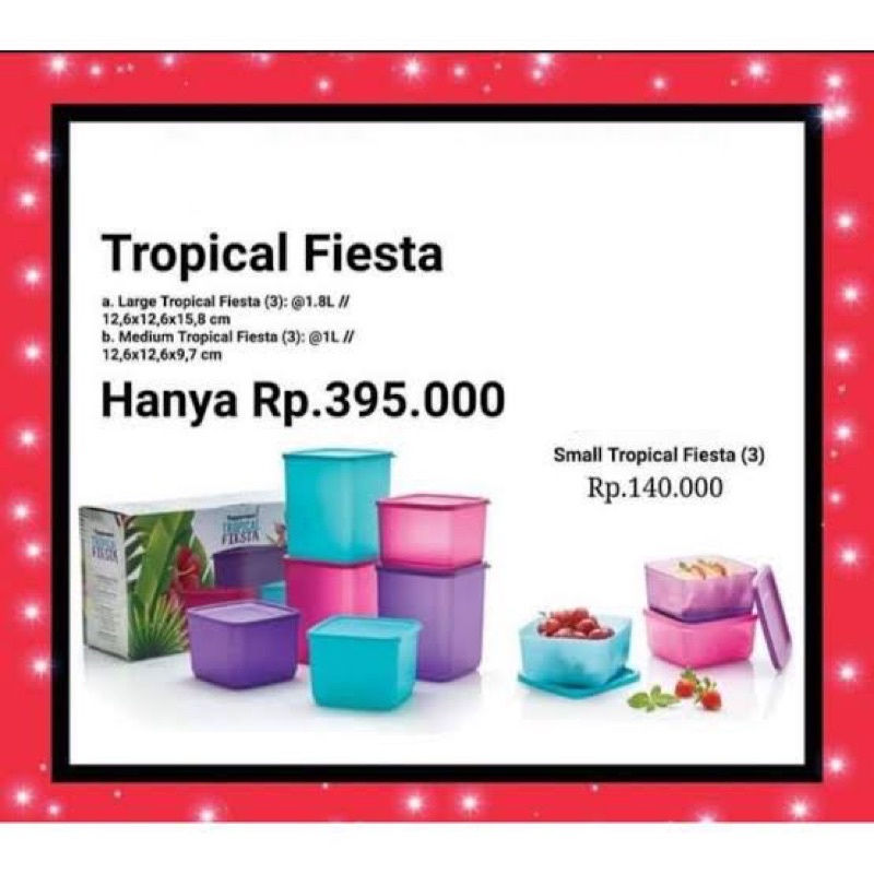 TUPPERWARE TROPICAL FIESTA