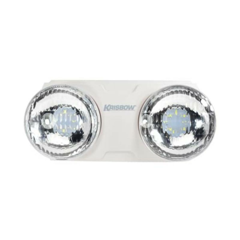 KRISBOW LAMPU DARURAT LED TWIN SPOT 8W/EMERGENCY LAMP LED TWIN SPOT /LAMPU KAMPING/LAMPU DINDING