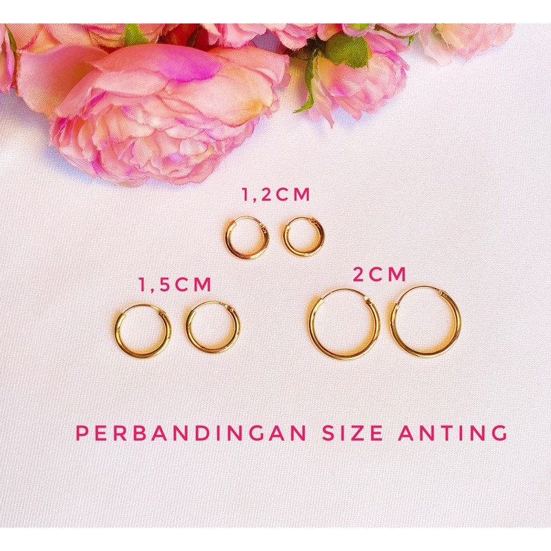 Anting Bayi - Anak / Dewasa Model Bulat Polos