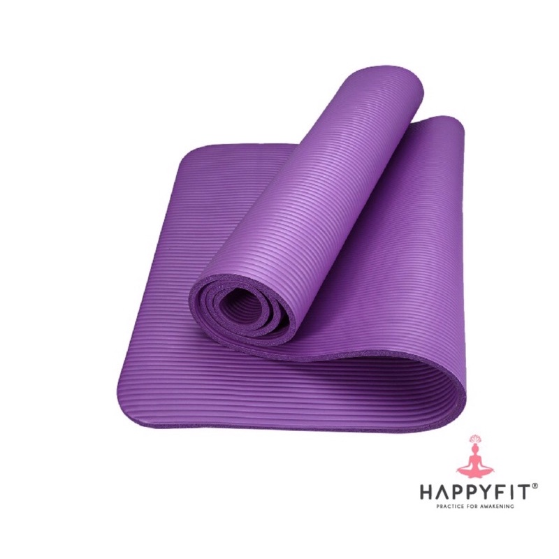 Happyfit Matras Olahraga NBR 10MM /Exercise/Gym Mat INCLUDE STRAP / Matras Yoga Termurah