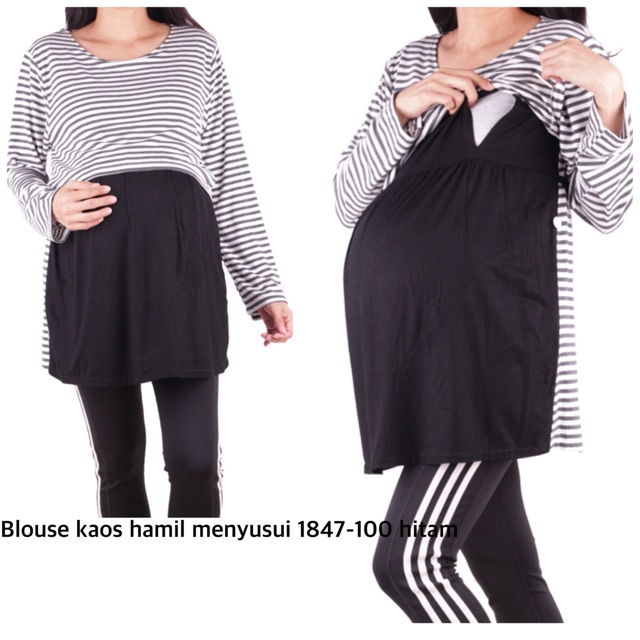 Baju hamil kaos menyusui 1847