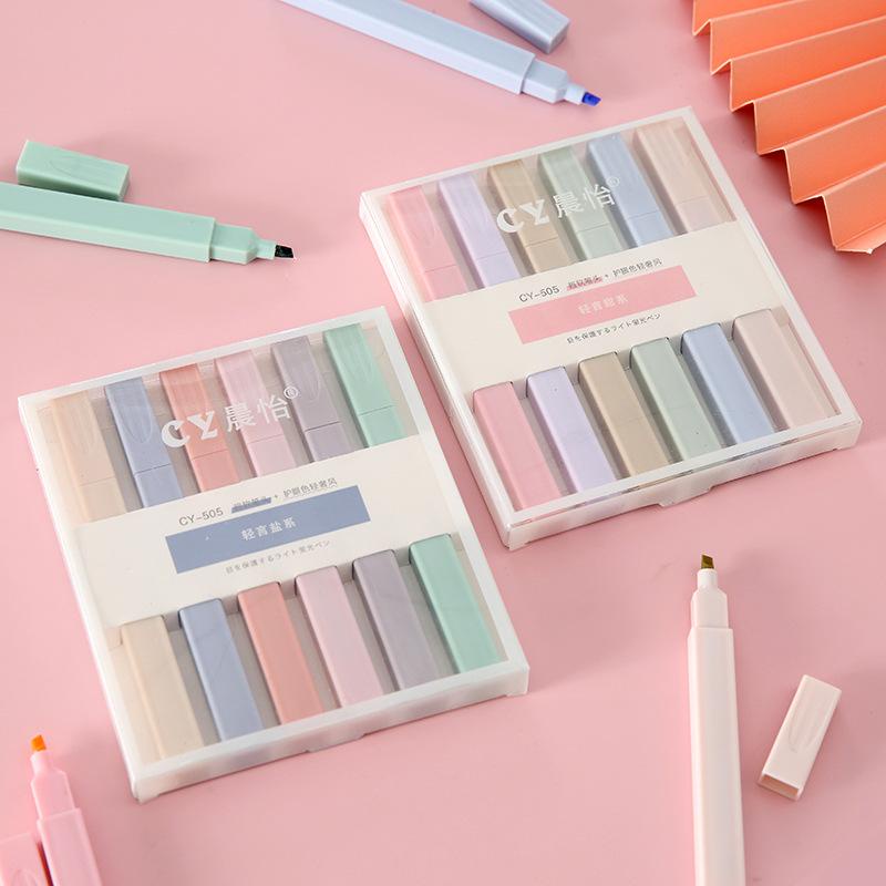 

Setabilo Mewah isi 6 / Highlighter / Marker Pastel Muji Scoop Miniso Korean Style Aesthetic Impor Grosir COD