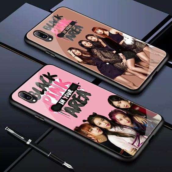 [31] SoftCase Glass Blackpink For All Type Oppo Vivo