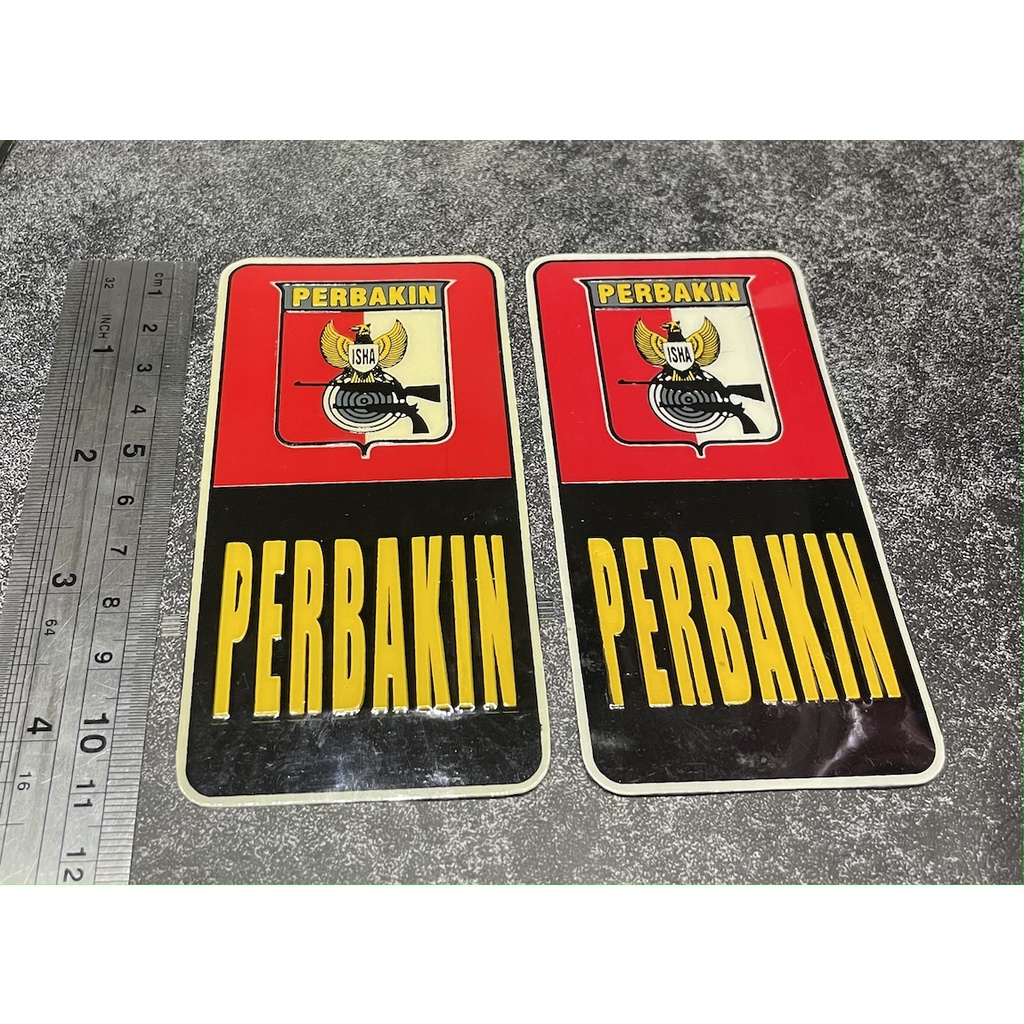 Stiker Perbakin - Sticker Perbakin - Stiker -- Merah Hitam