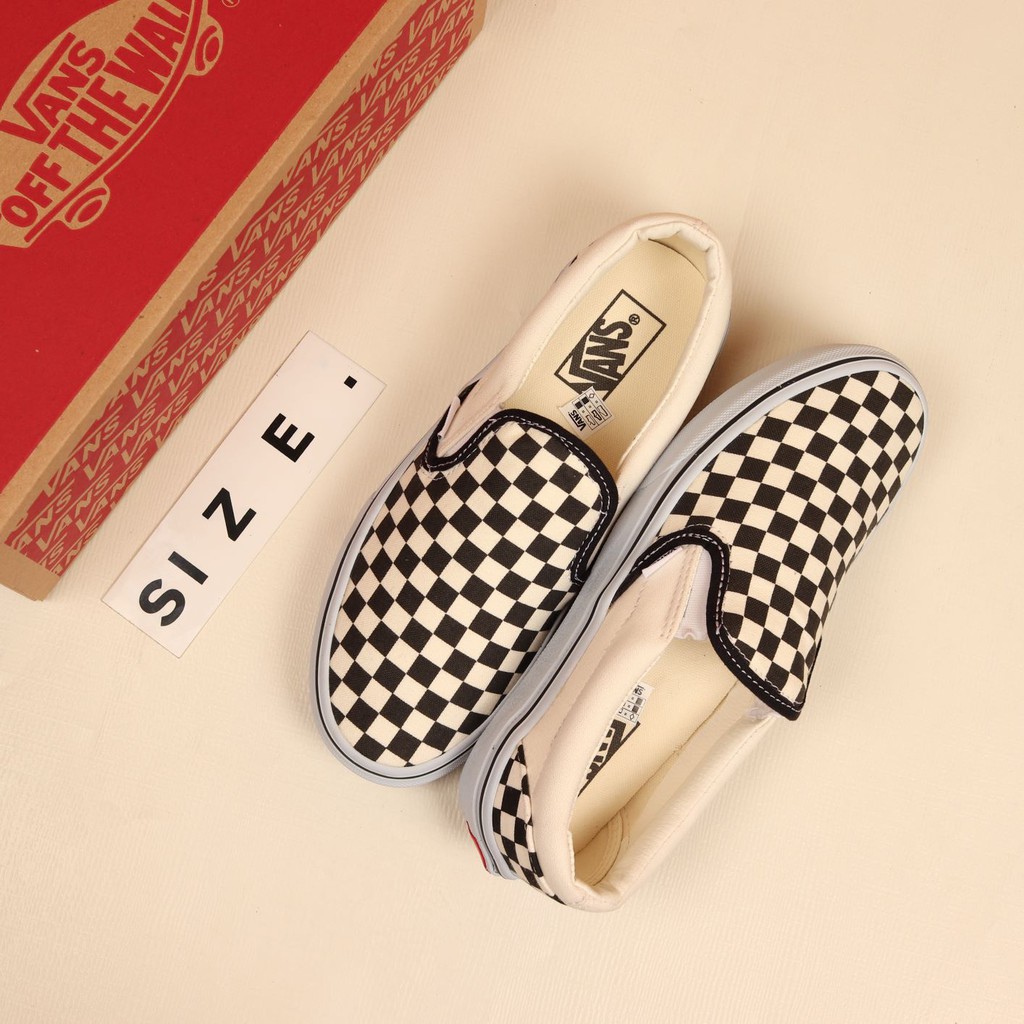 Vans Slip On Checkerboard Black White