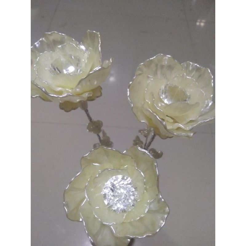 bunga mawar besar akrilik