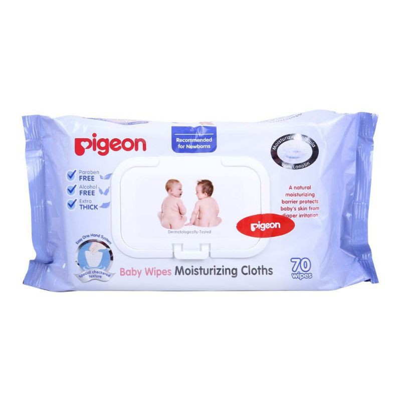 Pigeon Baby Wipes Moisturizing Cloth 70 Sheets