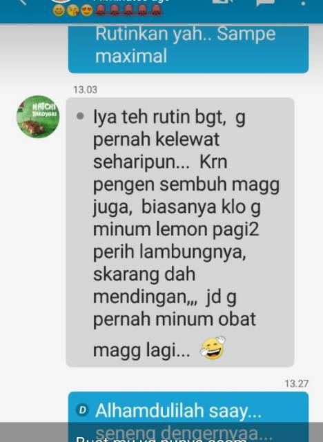 Nurfa sari lemon 500ml