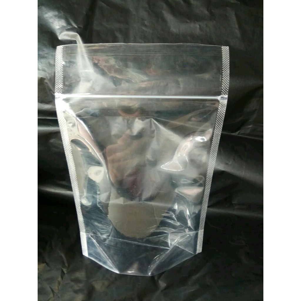 Standing Pouch Seal Lebar Uk 12x20cm, Stand Pouch, Plastik Klip Berdiri, Plastik zipper