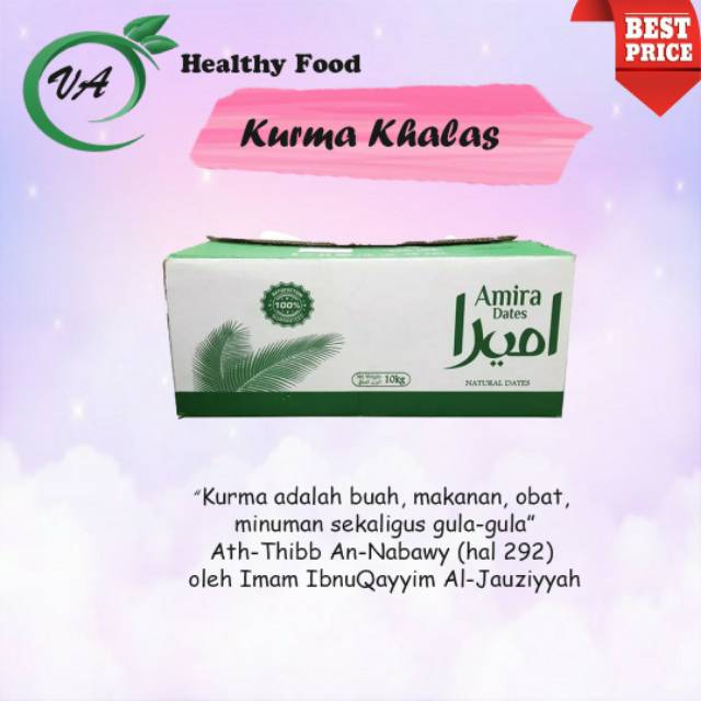 

Promo Kurma Khalas Rp. 55.000/ kg