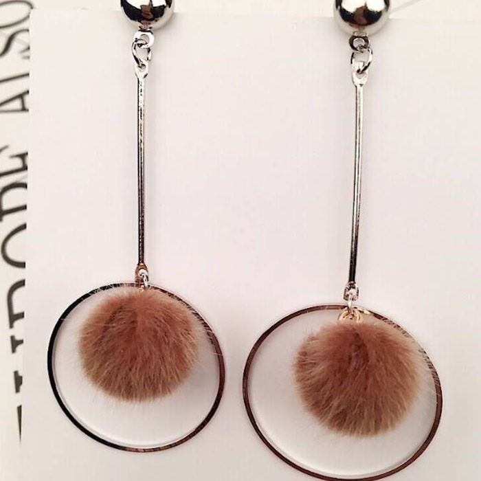 Anting Fashion Wanita Anting Korea Style Model Stud Mix Ring ball  75A