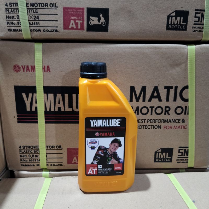 Oli Yamalube Oil Mesin Motor Matic 20W-40 0.8L 800ML Perdus 1 dus isi 24 Botol