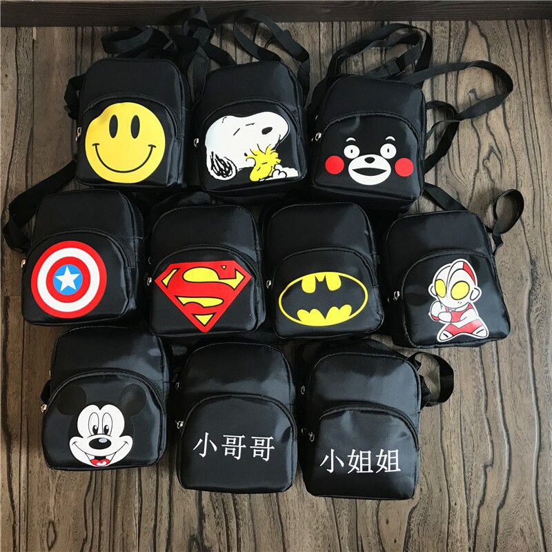 TAS SELEMPANG ANAK-TAS LUCU MARVEL-BATMAN-SPIDERMAN-HELLO KITTY