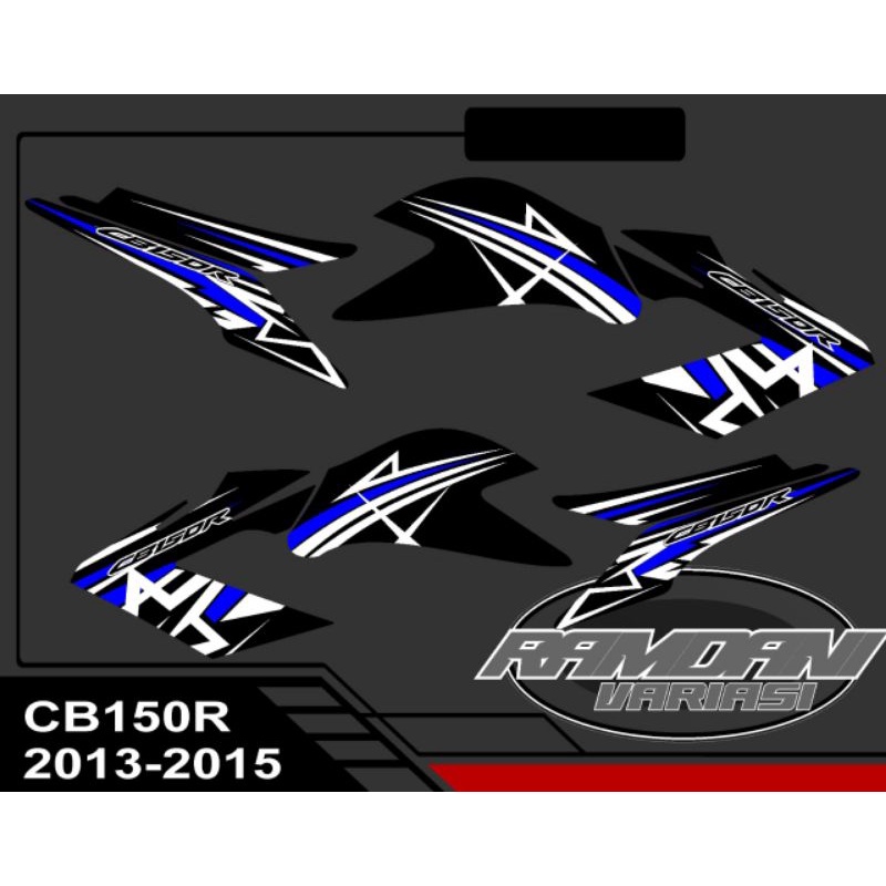 STRIPPING VARIASI CB150R LAMA/CB150R 2013-2015