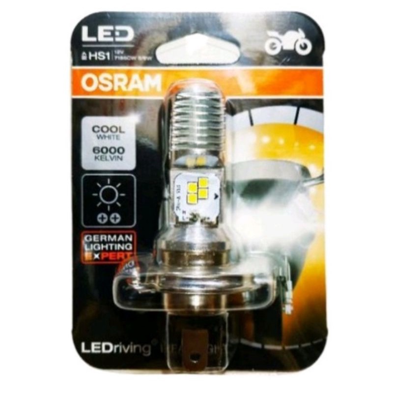 OSRAM LED HS1/H4 AC.DC ORIGINAL- R15 - CBR 150 - VIXION - MX KING - 6000 K - COOL WHITE - PUTIH