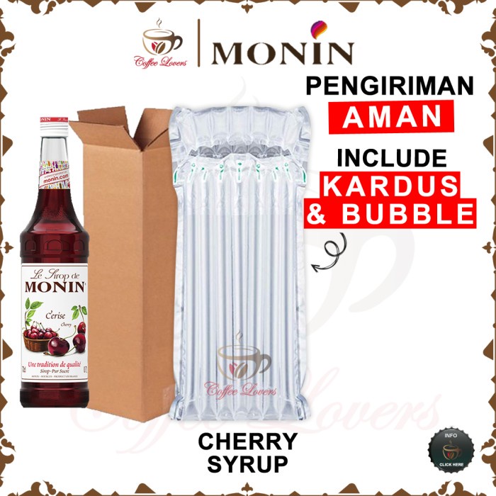 MONIN SYRUP CHERRY SIRUP MONIN DISKON